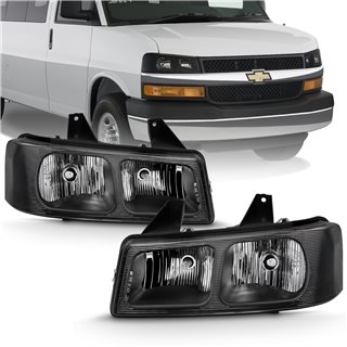 ANZO | Crystal Headlight Set - Chevrolet / GMC 2008-2017 Anzo USA Headlights