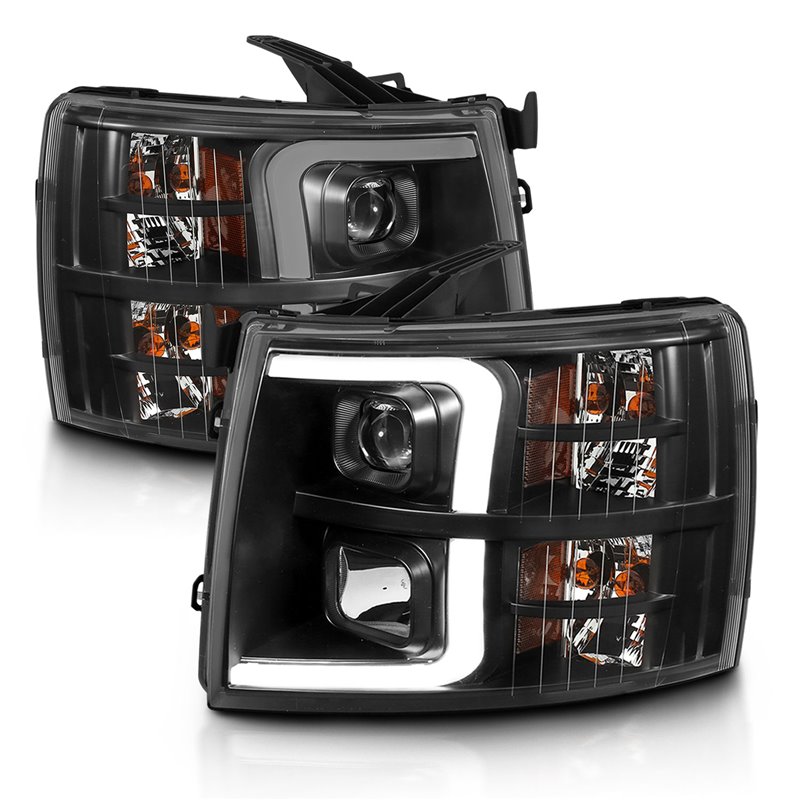 ANZO | Projector Headlight Set - Silverado 1500 / Silverado 2500 HD / Silverado 3500 HD 2007-2013 Anzo USA Projector Headlight