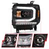 ANZO | Projector Headlight Set - Sierra 1500 2016-2019 Anzo USA Projector Headlight
