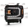 ANZO | Projector Headlight Set - Sierra 1500 2016-2019 Anzo USA Projector Headlight