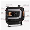 ANZO | Projector Headlight Set - Sierra 1500 / Sierra 2500 HD / Sierra 3500 HD 2014-2016 Anzo USA Projector Headlight