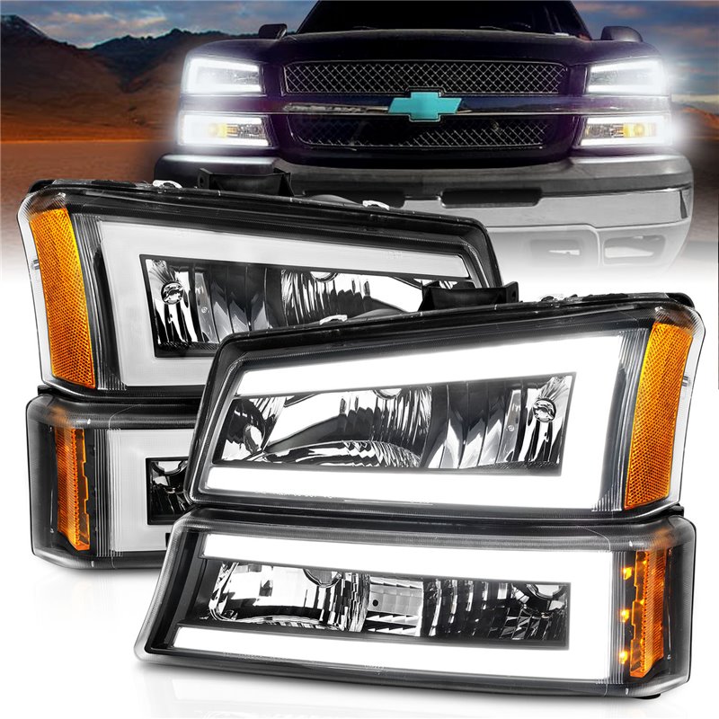 ANZO | Crystal Headlight Set - Chevrolet 2005-2007 Anzo USA Phares avant