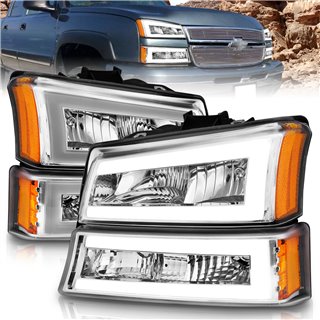 ANZO | Crystal Headlight Set - Chevrolet 2005-2007 Anzo USA Phares avant