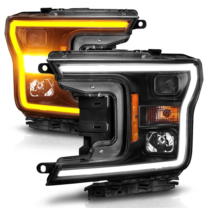 ANZO | Projector Headlight Set - F-150 2018-2020 Anzo USA Projector Headlight