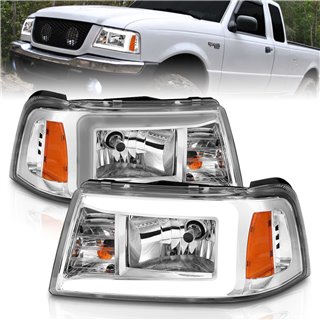 ANZO | Crystal Headlight Set - Ranger 2.3L / 3.0L / 4.0L 2005-2011 Anzo USA Phares avant