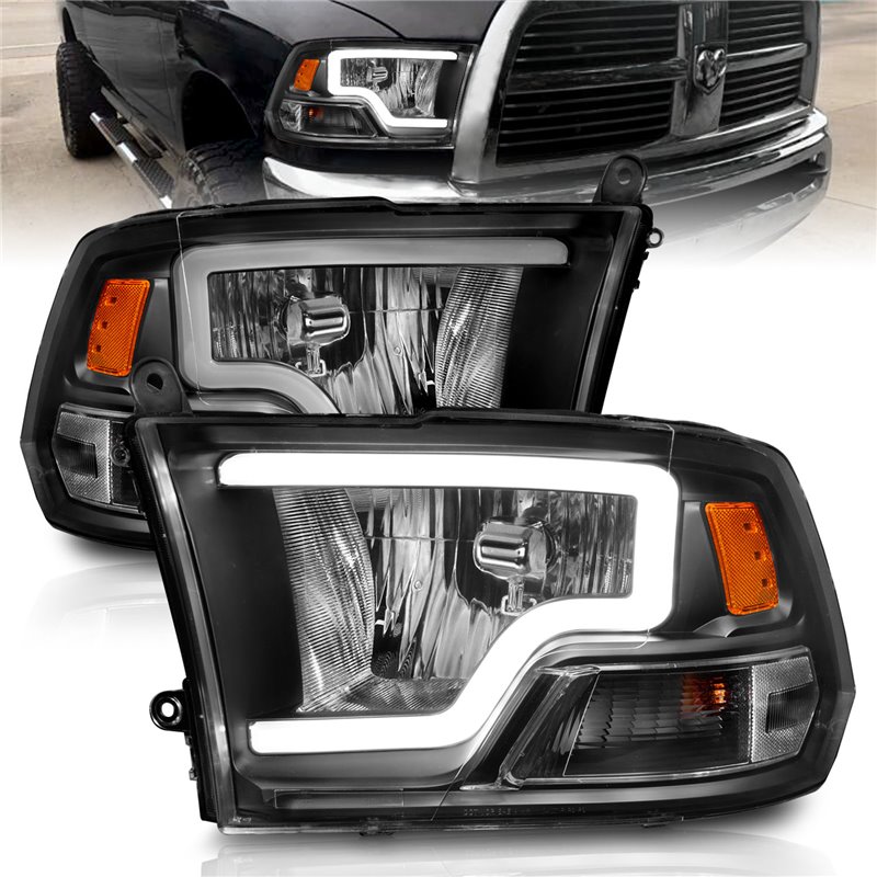 ANZO | Crystal Headlight Set - Ram 1500 / 2500 / 3500 2009-2018 Anzo USA Phares avant