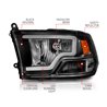 ANZO | Crystal Headlight Set - Ram 1500 / 2500 / 3500 2009-2018 Anzo USA Phares avant