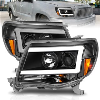 ANZO | Projector Headlight Set - Tacoma 2.7L / 4.0L 2005-2011 Anzo USA Headlights