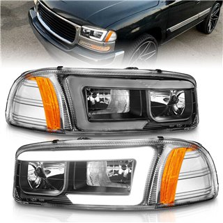 ANZO | Crystal Headlight Set - GMC 2000-2007 Anzo USA Headlights