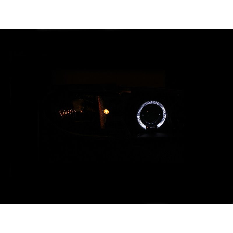 ANZO | Projector Headlight Set w/Halo - Mustang 1994-1998 Anzo USA Projector Headlight