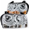 ANZO | Crystal Headlight Set w/Halo - 300 2005-2010 Anzo USA Headlights