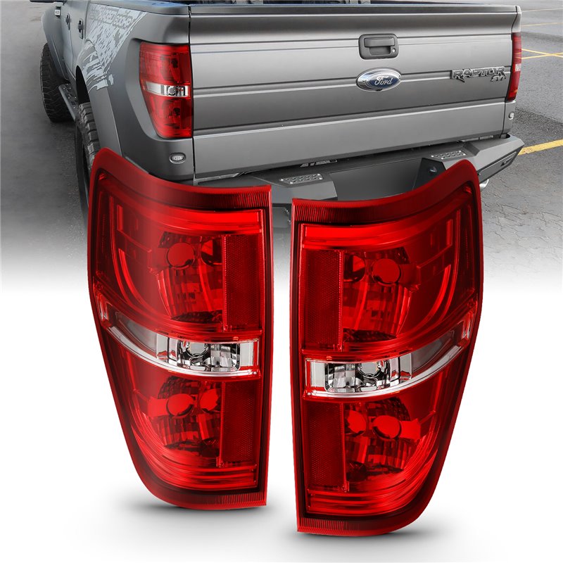 ANZO | Tail Light Assembly - F-150 2009-2014 Anzo USA Tail Lights