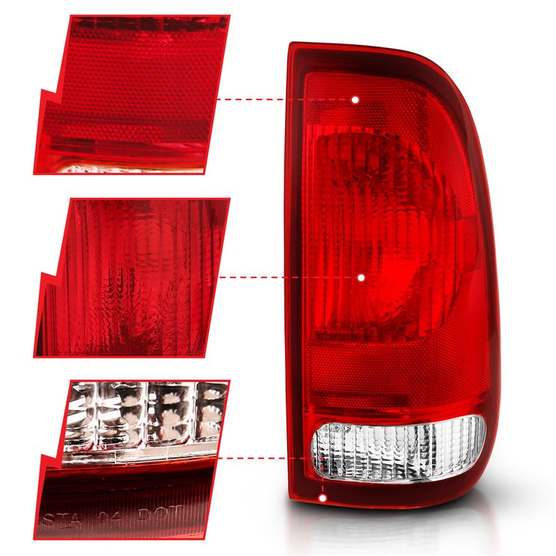 ANZO | Tail Light Assembly - F-150 / F-250 / F-350 2000-2007 Anzo USA Tail Lights