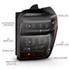 ANZO | Tail Light Assembly - 4Runner 4.0L 2014-2020 Anzo USA LED Tail Lights