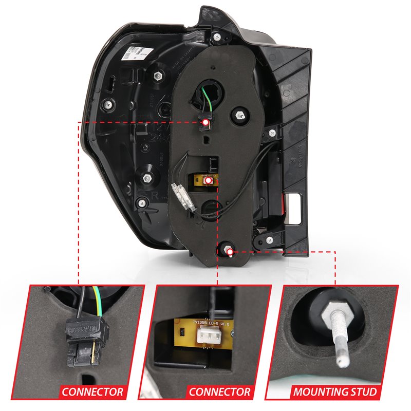 ANZO | Tail Light Assembly - 4Runner 4.0L 2014-2020 Anzo USA LED Tail Lights