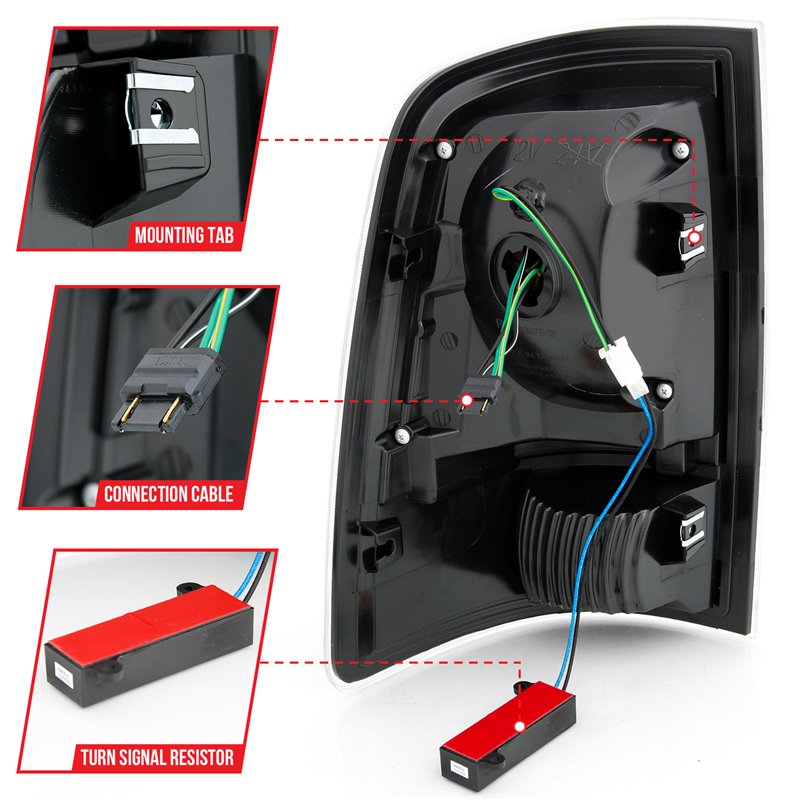 ANZO | Tail Light Assembly - Ram 1500 / Classic / 2500 / 3500 2009-2019 Anzo USA LED Tail Lights