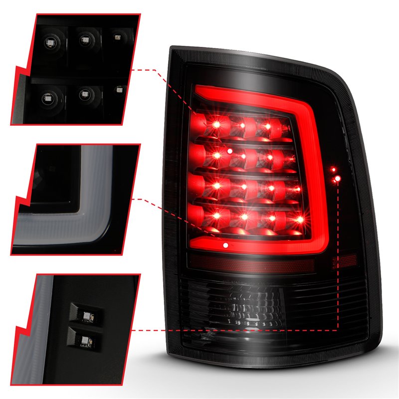 ANZO | Tail Light Assembly - Ram 1500 / Classic / 2500 / 3500 2009-2023 Anzo USA Tail Lights