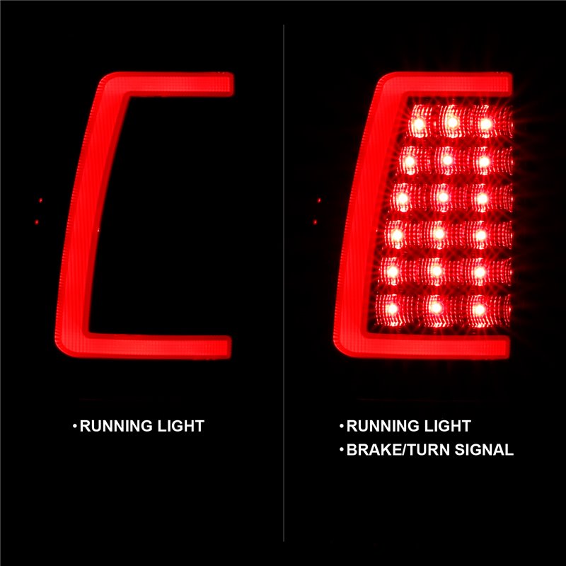 ANZO | Tail Light Assembly - GMC 2005-2007 Anzo USA LED Tail Lights