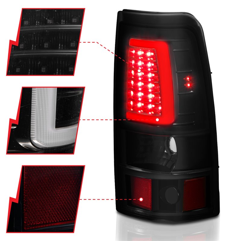 ANZO | Tail Light Assembly - Chevrolet 2005-2007 Anzo USA LED Tail Lights