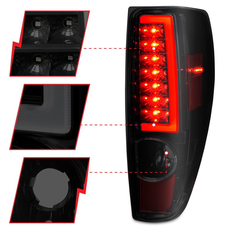ANZO | Tail Light Assembly - Colorado / Canyon 2005-2012 Anzo USA LED Tail Lights