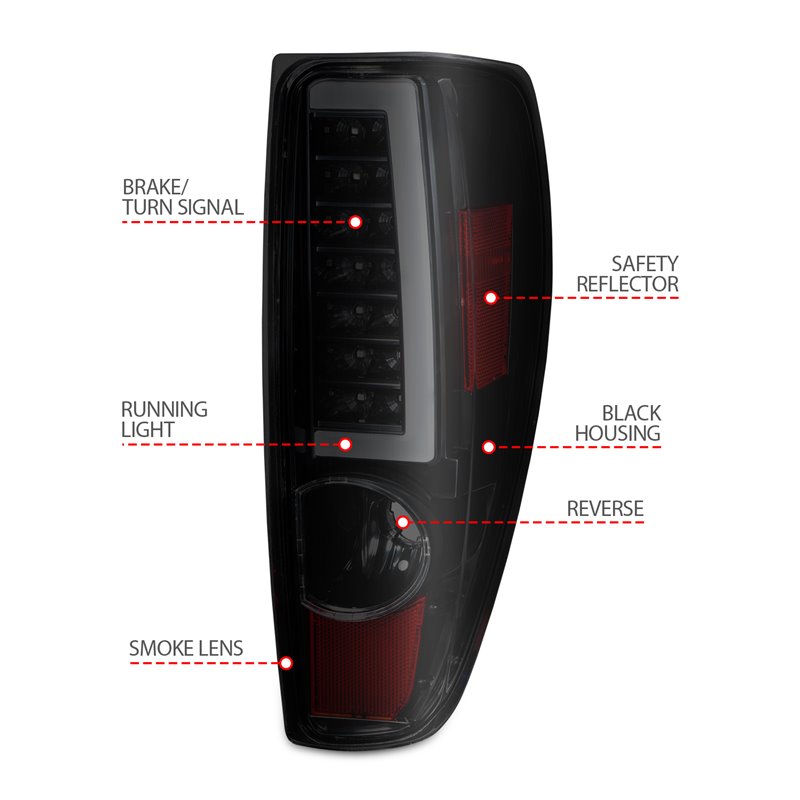 ANZO | Tail Light Assembly - Colorado / Canyon 2005-2012 Anzo USA LED Tail Lights