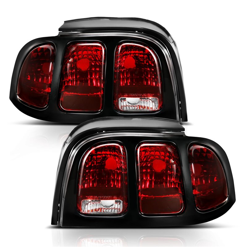 ANZO | Tail Light Assembly - Mustang 3.8L / 4.6L 1996-1998 Anzo USA LED Tail Lights