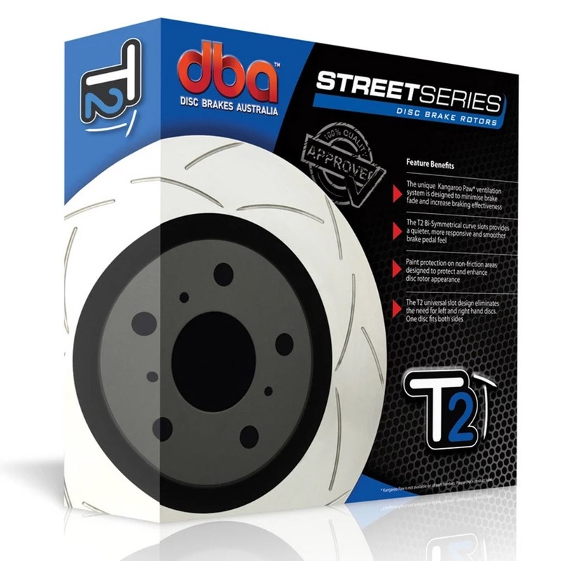 DBA | Street Series Slotted Rotor REAR - STI 2008-2017 DBA Brake Rotors