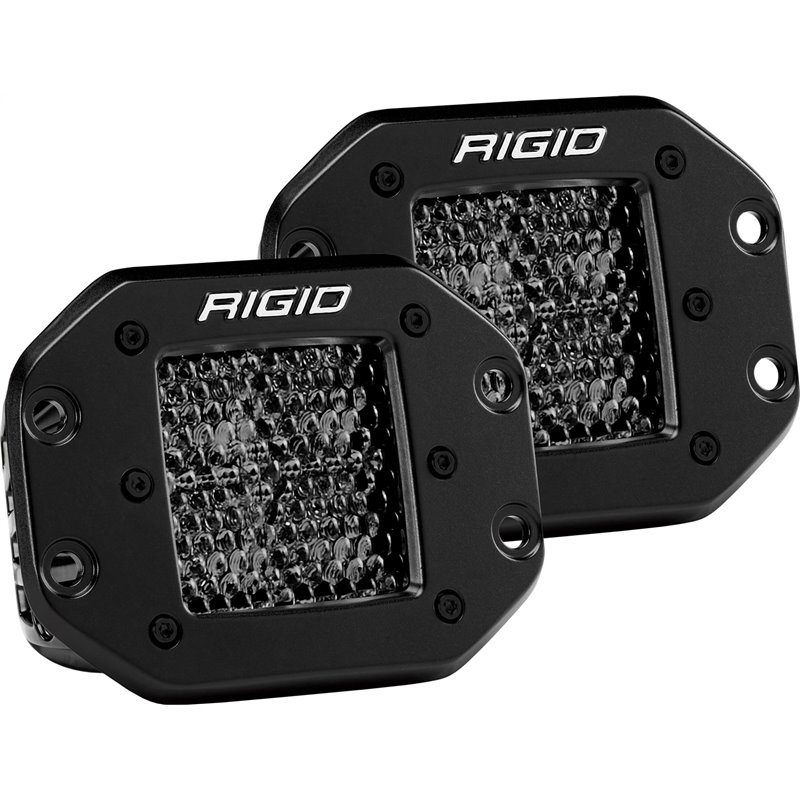 RIGID | D-Series Pro Spot Diffused Midnight Edition Light RIGID Lumières Off-Road