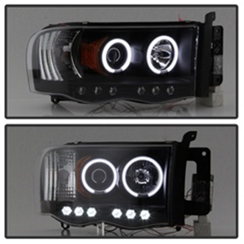 SPYDER | CCFL LED Projector Headlights - Ram 1500 / 2500 / 3500 2005-2005 SPYDER Headlights