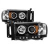 SPYDER | Halo LED Projector Headlights - Ram 1500 / 2500 / 3500 2005-2005 SPYDER Headlights