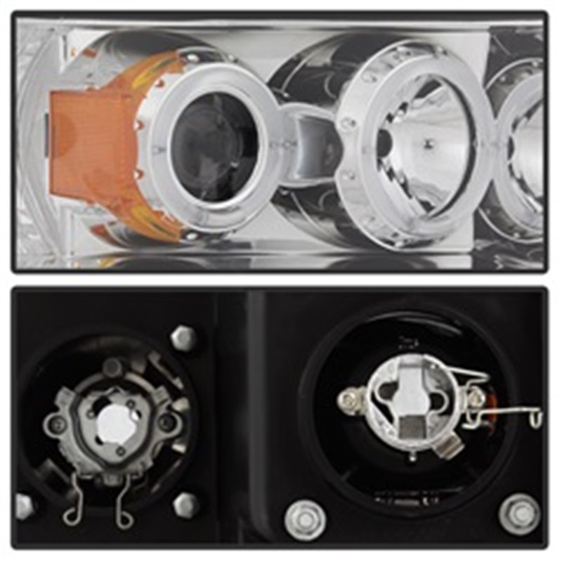 SPYDER | Halo LED Projector Headlights - Ram 1500 / 2500 / 3500 2005-2005 SPYDER Headlights