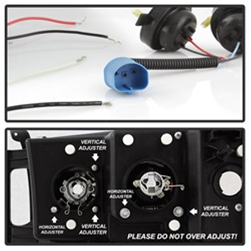 SPYDER | Halo LED Projector Headlights - Ram 1500 / 2500 / 3500 2005-2005 SPYDER Headlights