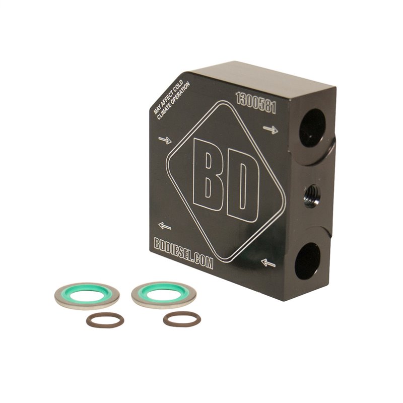 BD Diesel | Transmission Oil Cooler Bypass Tube Eliminator Kit - Ram 2500 / 3500 2019-2022 BD Diesel Transmission Cooling