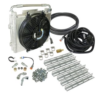BD Diesel | Xtrude Double Stacked Auxiliary Transmission Cooler Kit BD Diesel Transmission Refroidissement