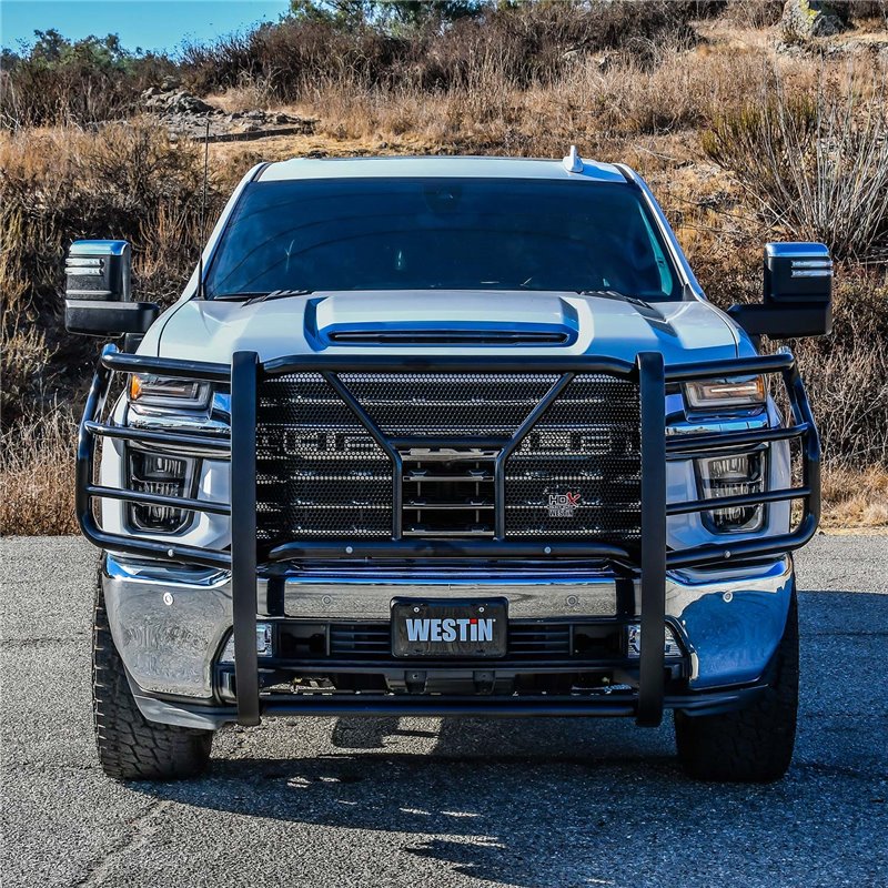Westin Automotive | HDX Grille Guard - Silverado 2500 HD / Silverado 3500 HD 6.6L 2020-2020 Westin Automotive Grilles