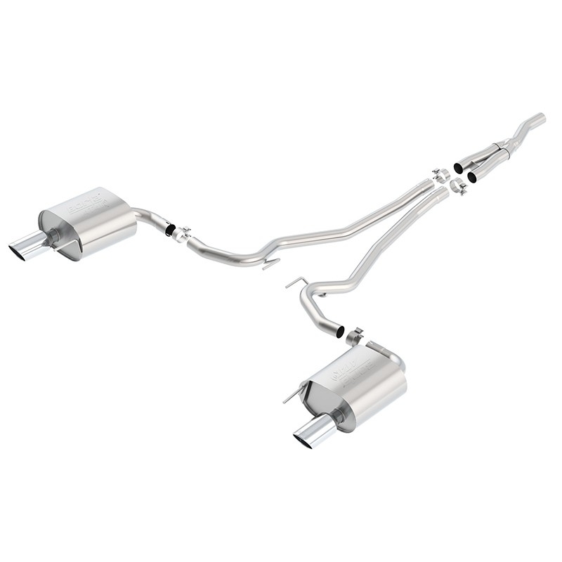 Borla | Cat-Back Exhaust ATAK - Mustang Ecoboost 2.3L - 2015-2022 BORLA Cat-Back Exhausts