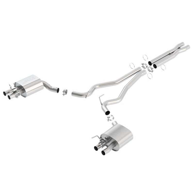 Borla | Cat-Back Exhaust ATAK - Shelby GT350 / GT350R - 2015-2019 BORLA Cat-Back Exhausts