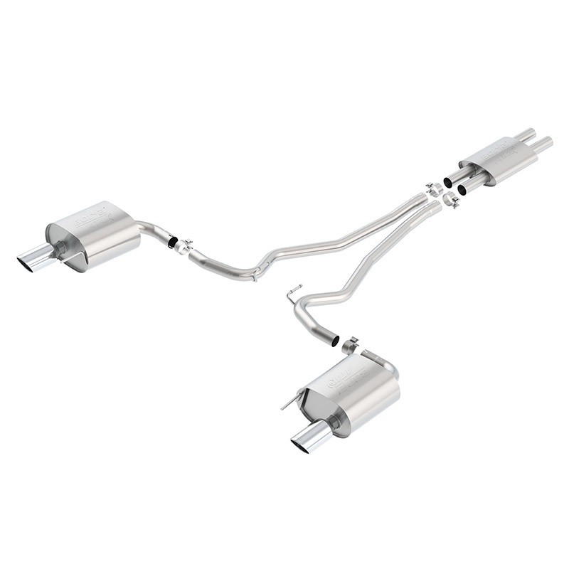 Borla Cat-Back Exhaust ATAK - Mustang V6 - 2015-2017 BORLA Cat-Back Exhausts