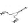 Borla | Cat-Back Exhaust S-Type avec valves - Mustang GT - 2018-2022 BORLA Cat-Back Exhausts
