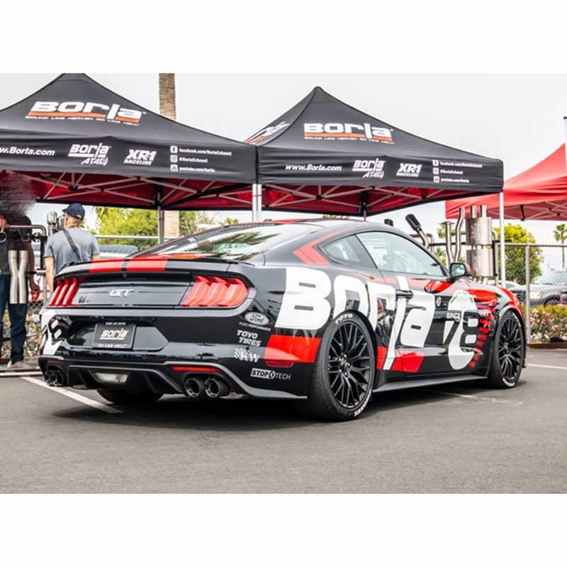 Borla | Cat-Back Exhaust S-Type avec valves - Mustang GT - 2018-2022 BORLA Cat-Back Exhausts