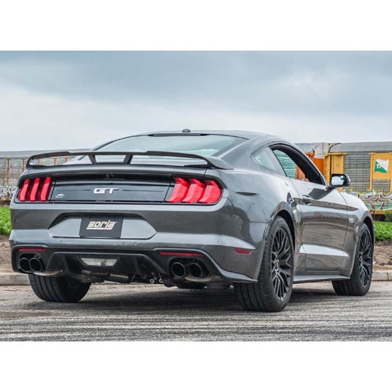 Borla | Cat-Back Exhaust S-Type avec valves - Mustang GT - 2018-2022 BORLA Cat-Back Exhausts