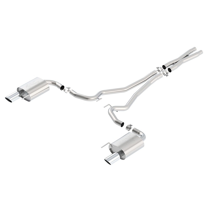 Borla | Cat-Back Exhaust ATAK - Mustang GT / GT Conv. - 2015-2017 BORLA Cat-Back Exhausts