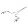 Borla | Cat-Back Exhaust ATAK - Mustang GT / GT Conv. - 2015-2017 BORLA Cat-Back Exhausts