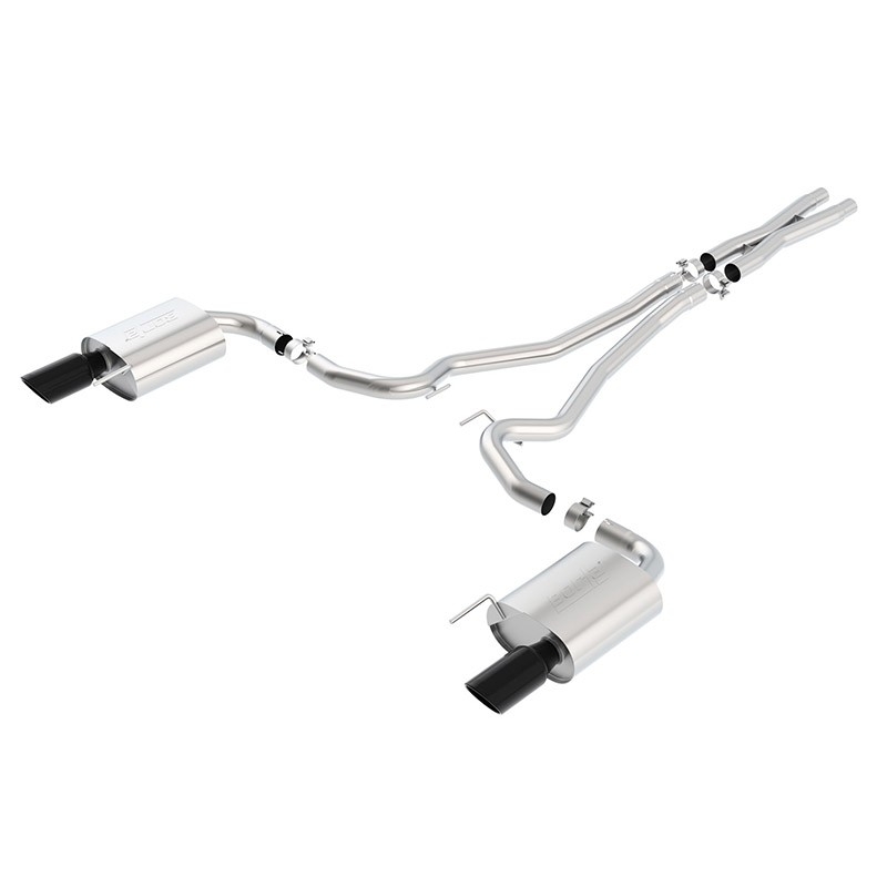 Borla | Cat-Back Exhaust S-Type - Mustang GT / GT Conv. - 2015-2017 BORLA Cat-Back Exhausts