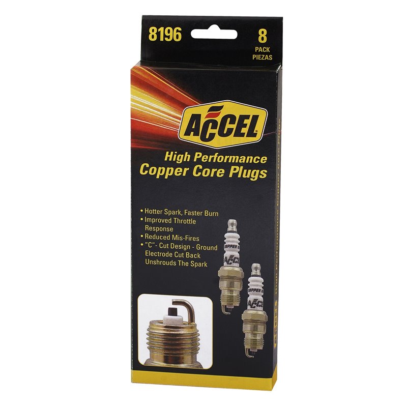 ACCEL | U-Groove Resistor Spark Plug - Corvette / Mustang 1994-2003 ACCEL Bougies Allumage