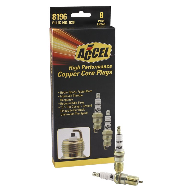 ACCEL | U-Groove Resistor Spark Plug - Corvette / Mustang 1994-2003 ACCEL Bougies Allumage