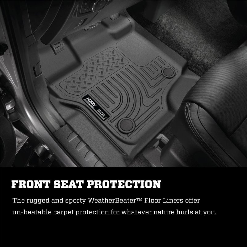 Husky Liners | Front Floor Liners - F-250 / F-350 / F-450 2017-2021 Husky Liners Tapis Protecteur