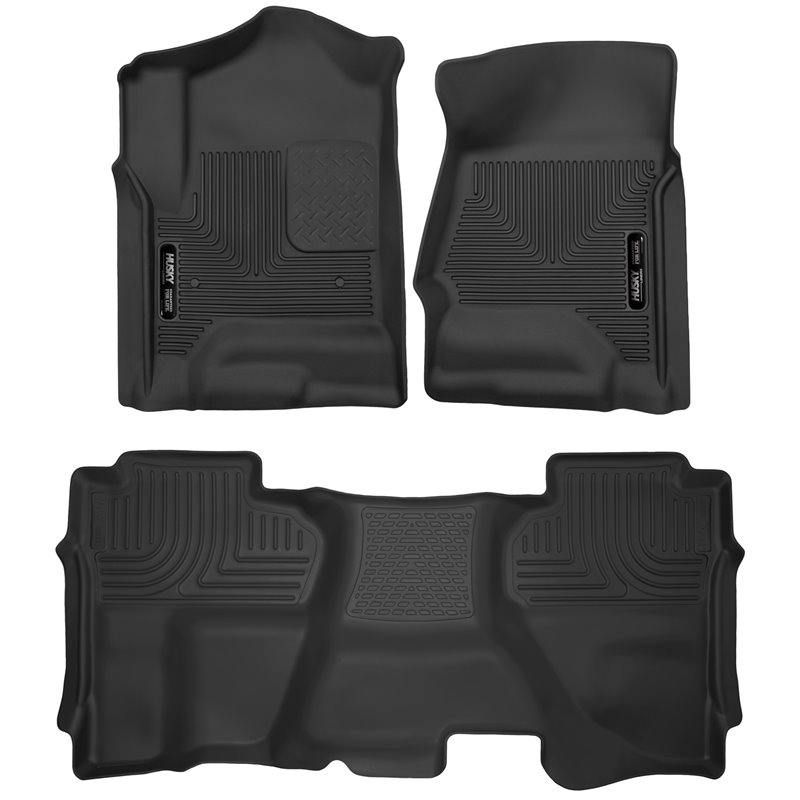 Husky Liners | Front/2nd Seat Floor Liners - Chevrolet / GMC 2014-2019 Husky Liners Tapis Protecteur