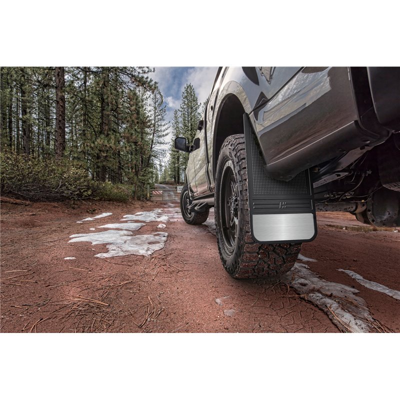 Husky Liners | Rubber Rear Mud Flaps-12IN w/o Weight - Buick / Cadillac / Chevrolet 2000-2020 Husky Liners Mud Flaps