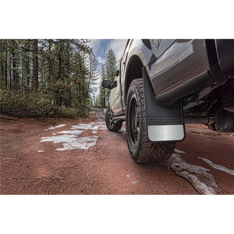 Husky Liners | Rubber Rear Mud Flaps-12IN w/Weight - Buick / Cadillac / Chevrolet 2005-2020 Husky Liners Garde-boue